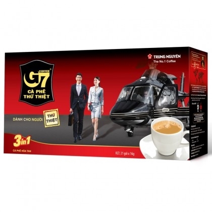 Кофе растворимый 3 в 1 TRUNG NGUYÊN G7, 21п.х 16гр., карт/уп.