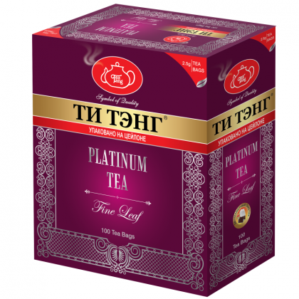 Чай черный "Ти Тэнг ПЛАТИНУМ" пакетированный 100х2,5гр